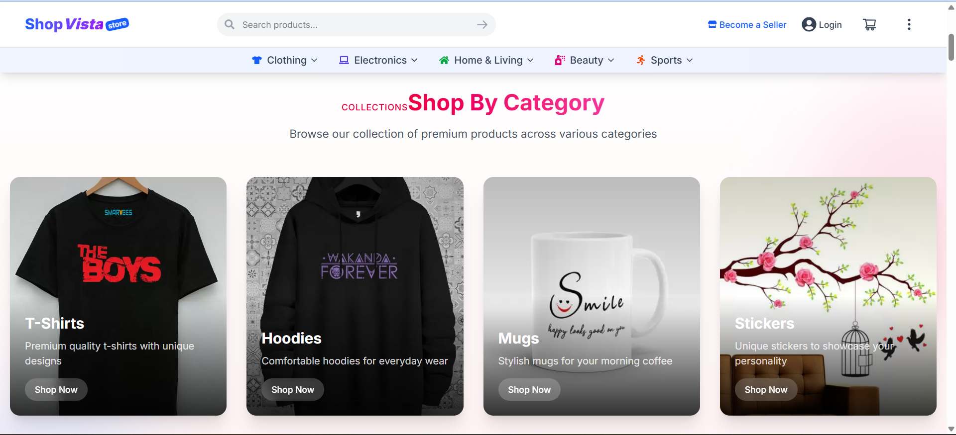 New-hop-Vista -(E-Commerce Store)